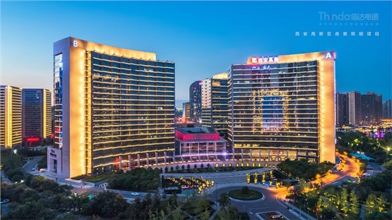 樓宇樓體亮化工程-信達(dá)電通