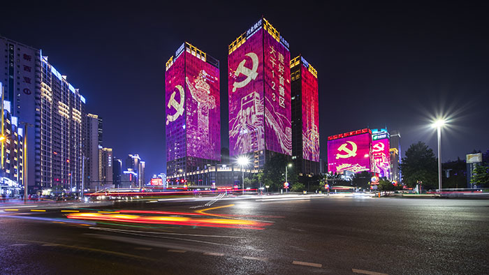 建筑樓體的照明部位和方式