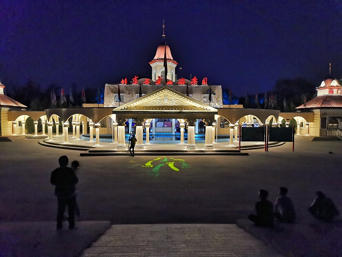 石景山游樂園國慶亮燈 石景山游樂園國慶亮燈