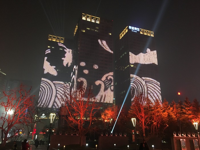 唐遺址公園燈光秀 唐遺址公園燈光秀