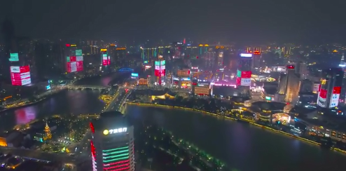 城市建筑燈光秀 城市建筑燈光秀