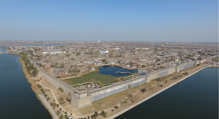 航拍廣府古城 航拍廣府古城