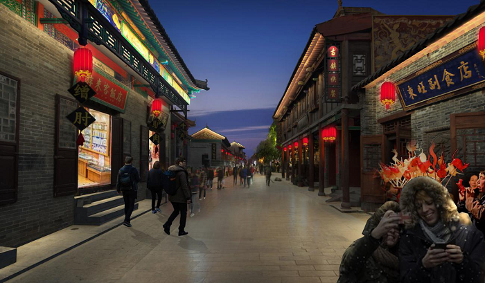 主街夜景 主街夜景