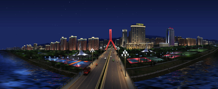 渭河南岸建筑 渭河南岸建筑