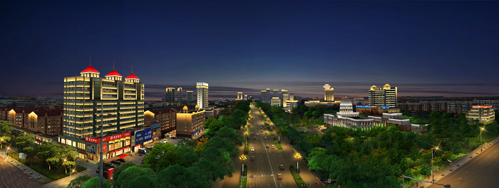 乳山城市夜景 乳山城市夜景