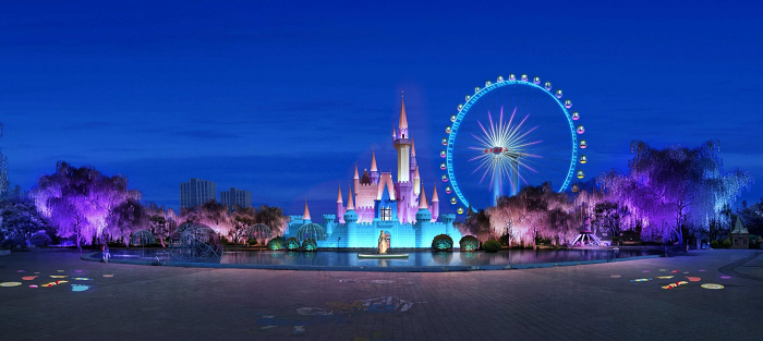 石景山游樂園夜景設計 石景山游樂園夜景設計