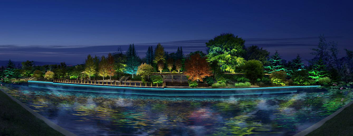 綠植照明效果圖 綠植照明效果圖