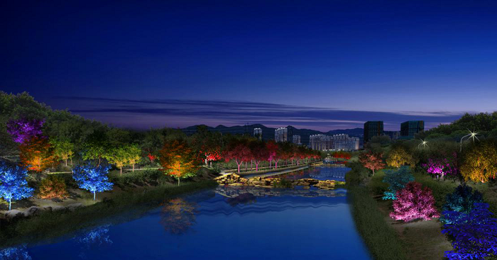 綠植照明效果圖 綠植照明效果圖