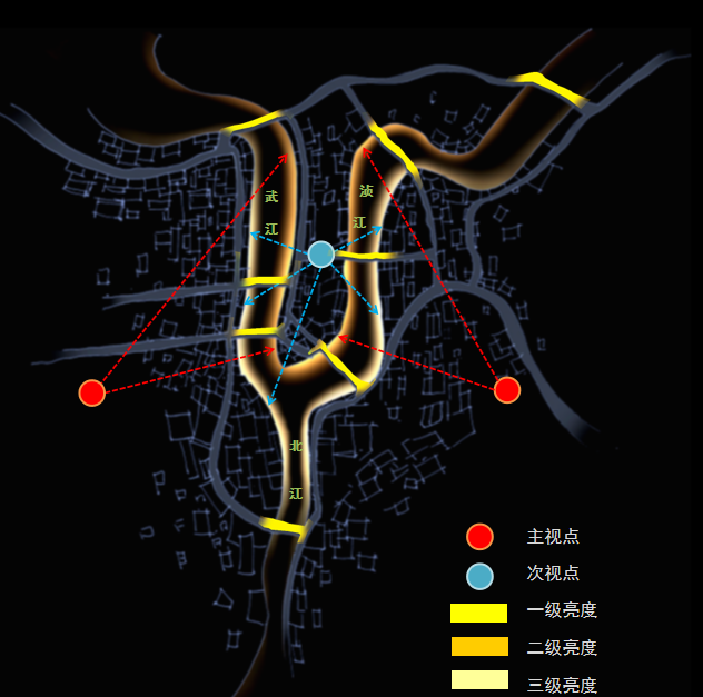 韶關三江六岸夜景照明 韶關三江六岸夜景照明