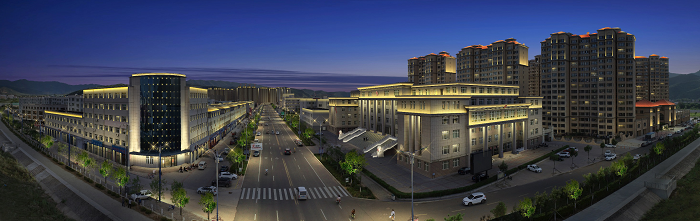 喀喇沁旗夜景 喀喇沁旗夜景