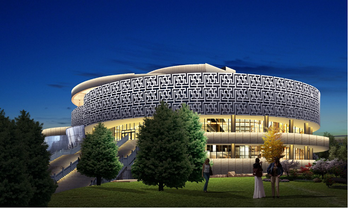 喀喇沁旗夜景 喀喇沁旗夜景