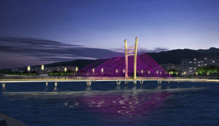 喀喇沁旗夜景 喀喇沁旗夜景