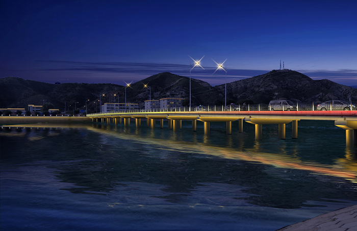 喀喇沁旗夜景 喀喇沁旗夜景