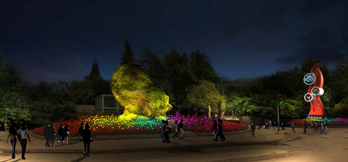 成都動物園景觀燈光照明 成都動物園景觀燈光照明