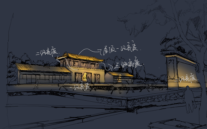 古建筑亮化設(shè)計  古建筑亮化設(shè)計